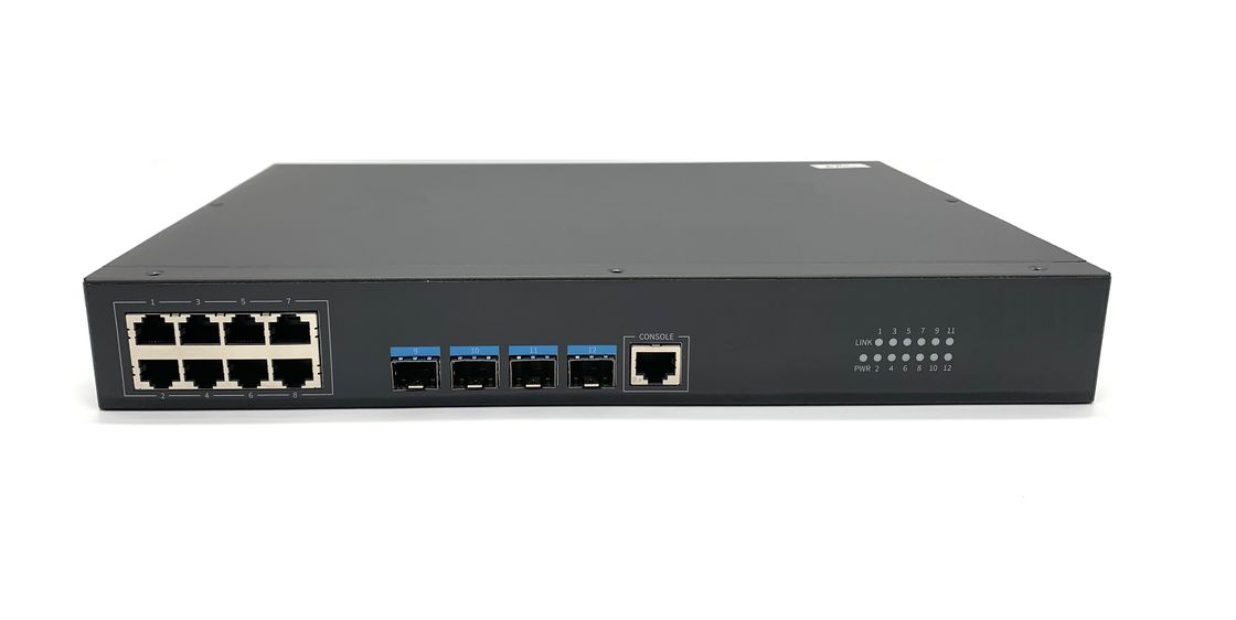 διακόπτης 19 να κατασκοπεύσει MSG8408 διοικητικού σημείου εισόδου Ethernet 12Mbit L2 ίντσας IGMP