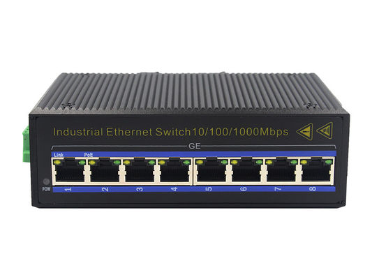 8 πλήρης ημιαμφίδρομος διακόπτης MSG1008 Ethernet ινών λιμένων 1000Base-TX