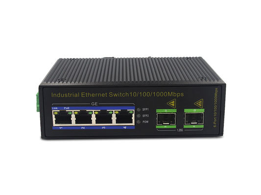 διακόπτης ινών 100Base-τ 3W IP40 MSG1204 1000M ethernet