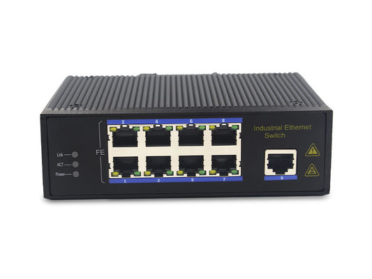 9 λιμένες 100Base-TX 100M διακόπτης IP40 MSE1009P σημείου εισόδου Ethernet 3W