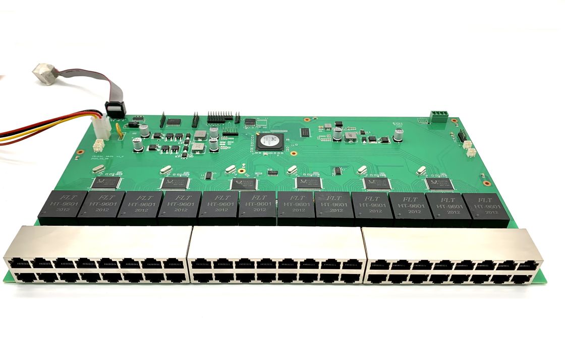 Βιομηχανικός διακόπτης Ethernet συνήθειας, διοικούμενος διακόπτης Ethernet 52 λιμένων Gigabit