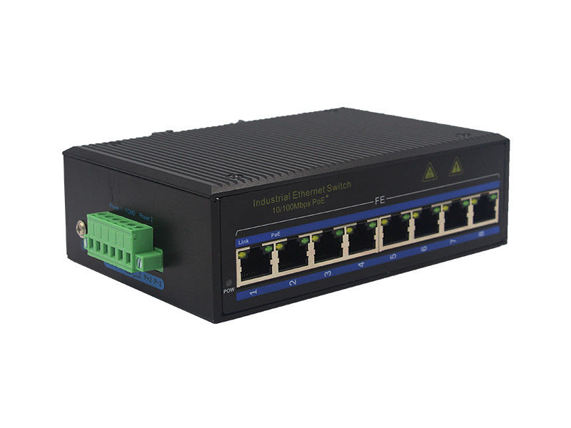 3W MSE1008 8 βιομηχανικός Ethernet διακόπτης λιμένων 10Base-τ