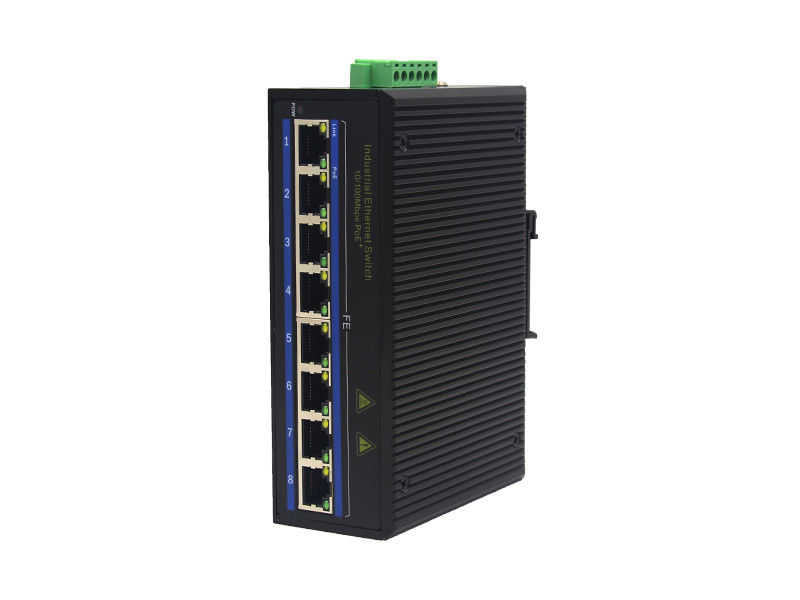 3W MSE1008 8 βιομηχανικός Ethernet διακόπτης λιμένων 10Base-τ