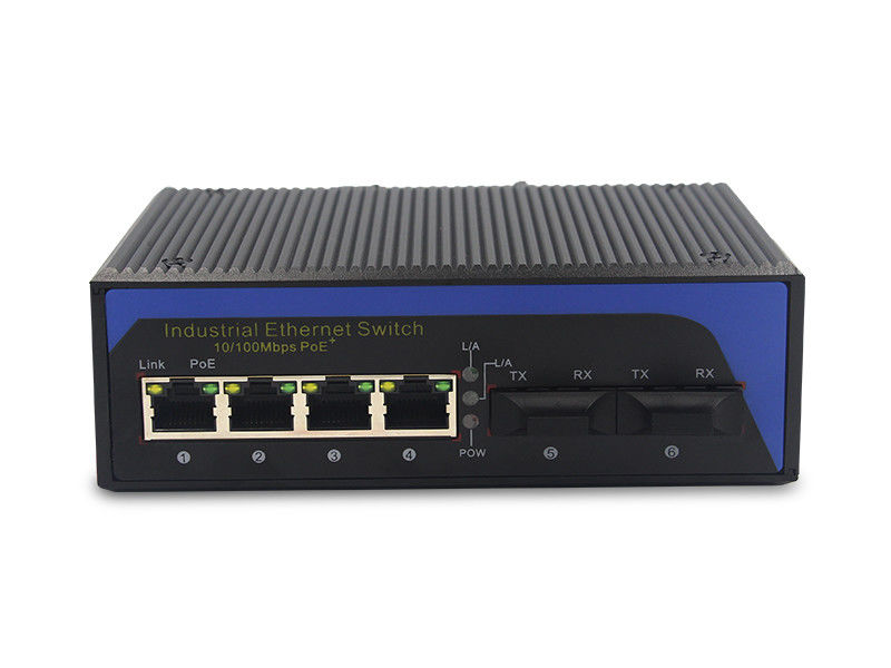 λιμένας 2 100Base-Χ βιομηχανικός διακόπτης MSE1204 100M Ethernet