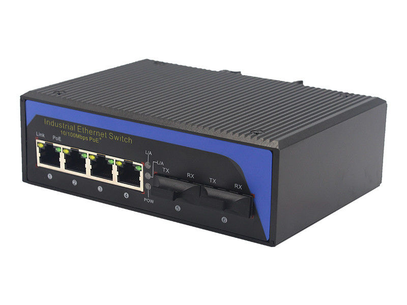 λιμένας 2 100Base-Χ βιομηχανικός διακόπτης MSE1204 100M Ethernet