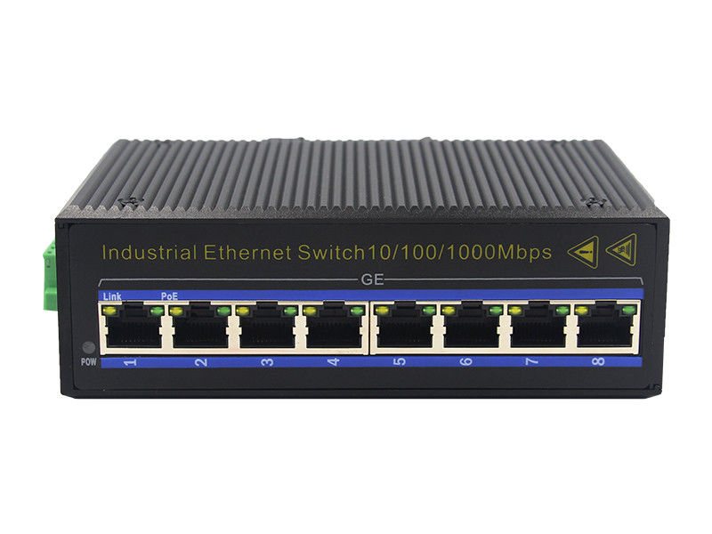 8 πλήρης ημιαμφίδρομος διακόπτης MSG1008 Ethernet ινών λιμένων 1000Base-TX