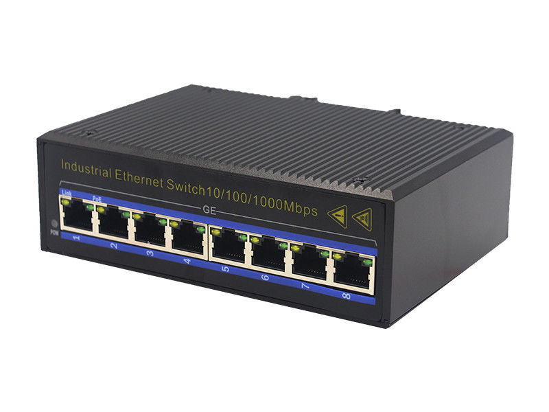 8 πλήρης ημιαμφίδρομος διακόπτης MSG1008 Ethernet ινών λιμένων 1000Base-TX