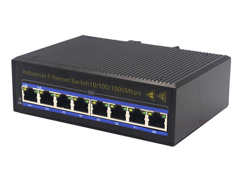 8 πλήρης ημιαμφίδρομος διακόπτης MSG1008 Ethernet ινών λιμένων 1000Base-TX
