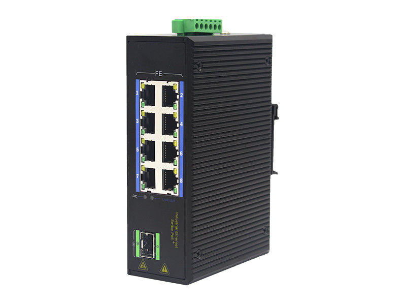8 διακόπτης MSG1108F Ethernet οπτικών ινών 100Base-TX λιμένων 3W IP40