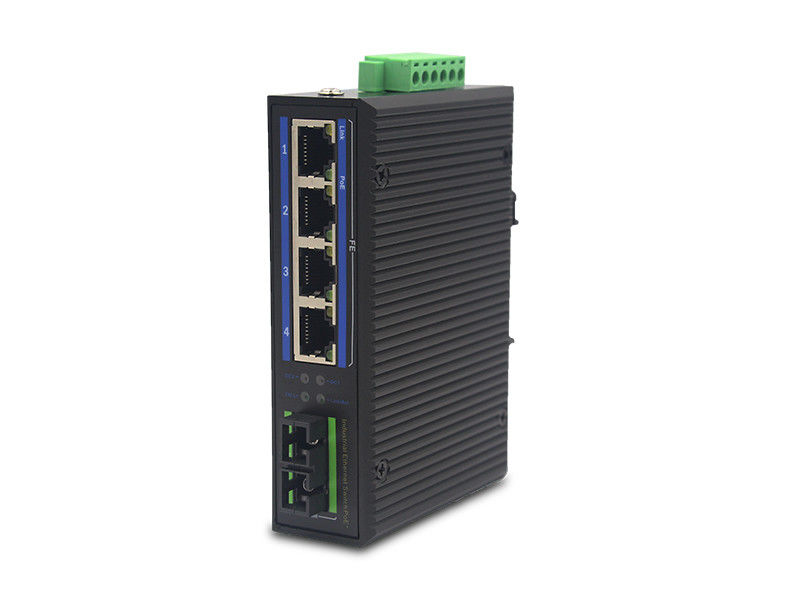 IP40 MSE1104P 4 βιομηχανικός Ethernet λιμένων 10Base-τ διακόπτης σημείου εισόδου