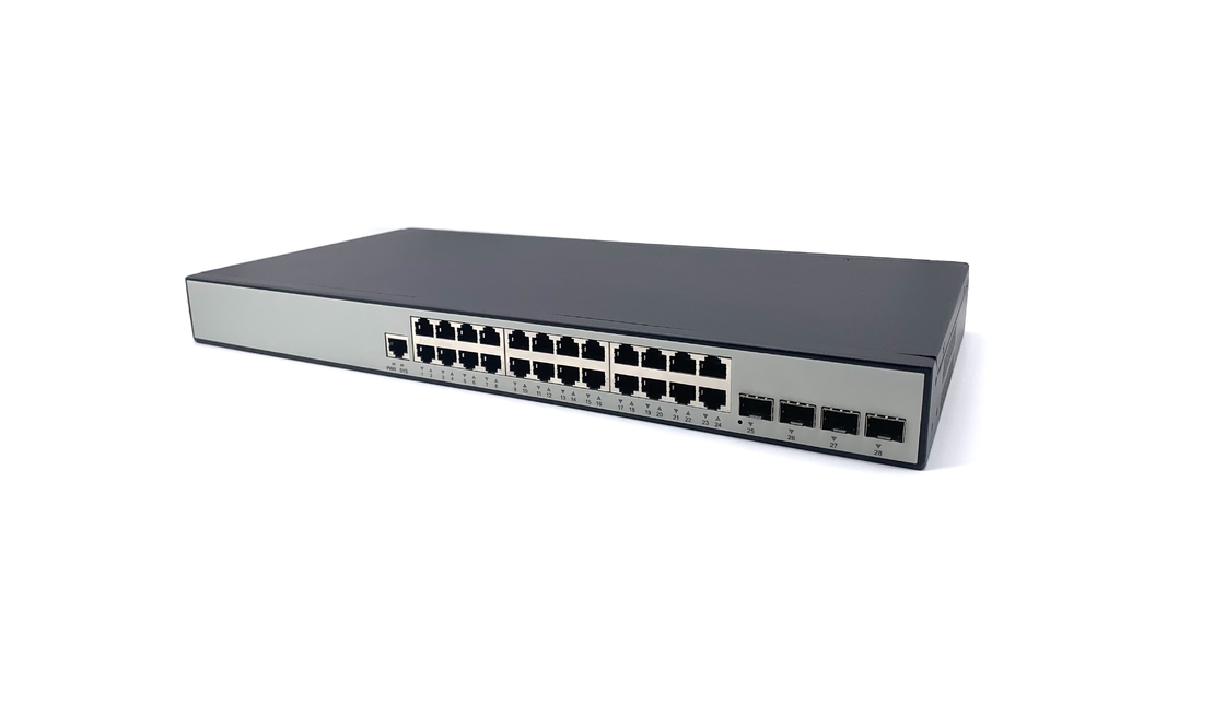 L3 διακόπτης 24 X 10 διοικητικού Ethernet/λιμένες 100M/1000M/2.5G βάση-τ 6 Χ 10G SFP