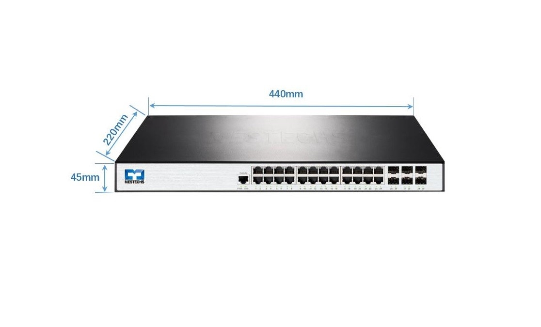 L3 διακόπτης 24 X 10 διοικητικού Ethernet/λιμένες 100M/1000M/2.5G βάση-τ 6 Χ 10G SFP